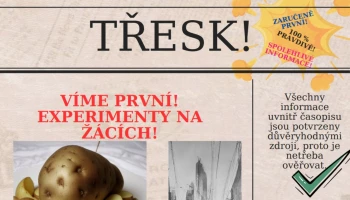 Bulvár versus seriózní tiskovina: ZŠ Ostrava-Poruba poukazuje na téma fake news ve studentském magazínu