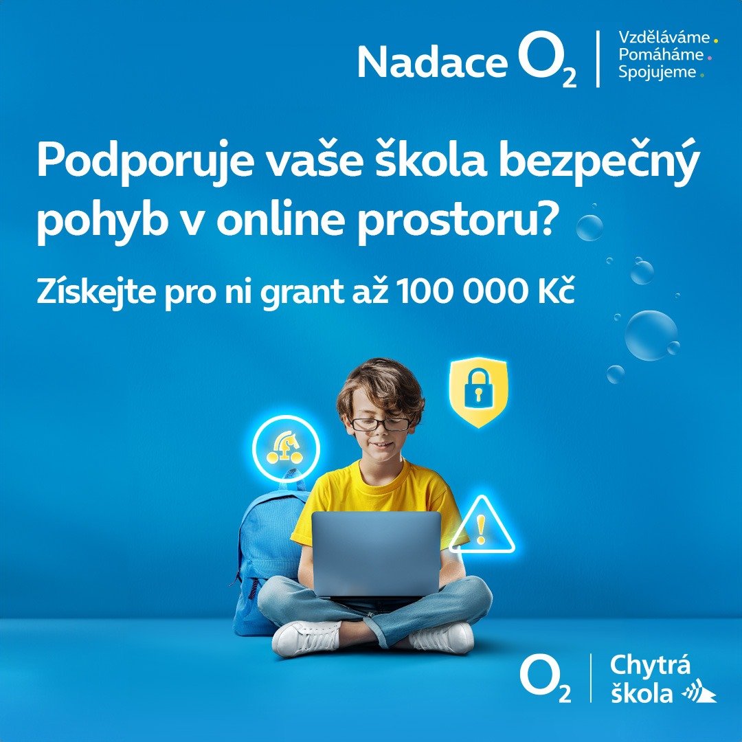 Získejte pro základní školu 100 000 Kč snadno a rychle: Spustili jsme grant na výuku v digitální gramotnosti