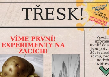 Bulvár versus seriózní tiskovina: ZŠ Ostrava-Poruba poukazuje na téma fake news ve studentském magazínu